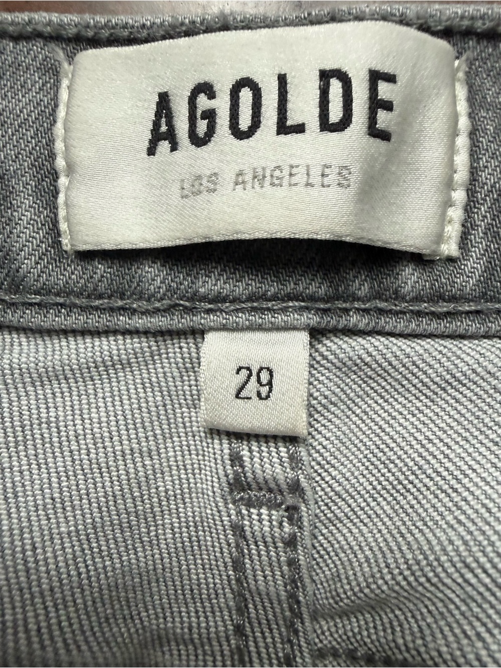AGOLDE Nico High-Rise Slim Denim Jeans in Gray / Size 29 - Picture 6 of 10